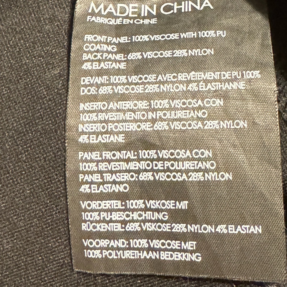 Club Monaco Tasha Faux Leather Leggings Sz0 - Picture 8 of 8